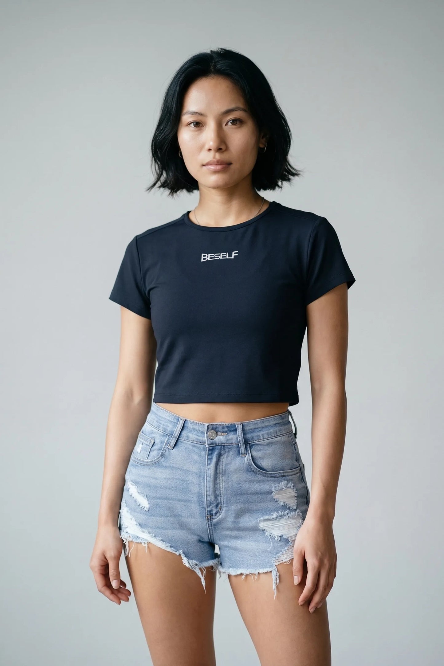Women’s Baby Tee | Cotton Stretch Cropped T-Shirt