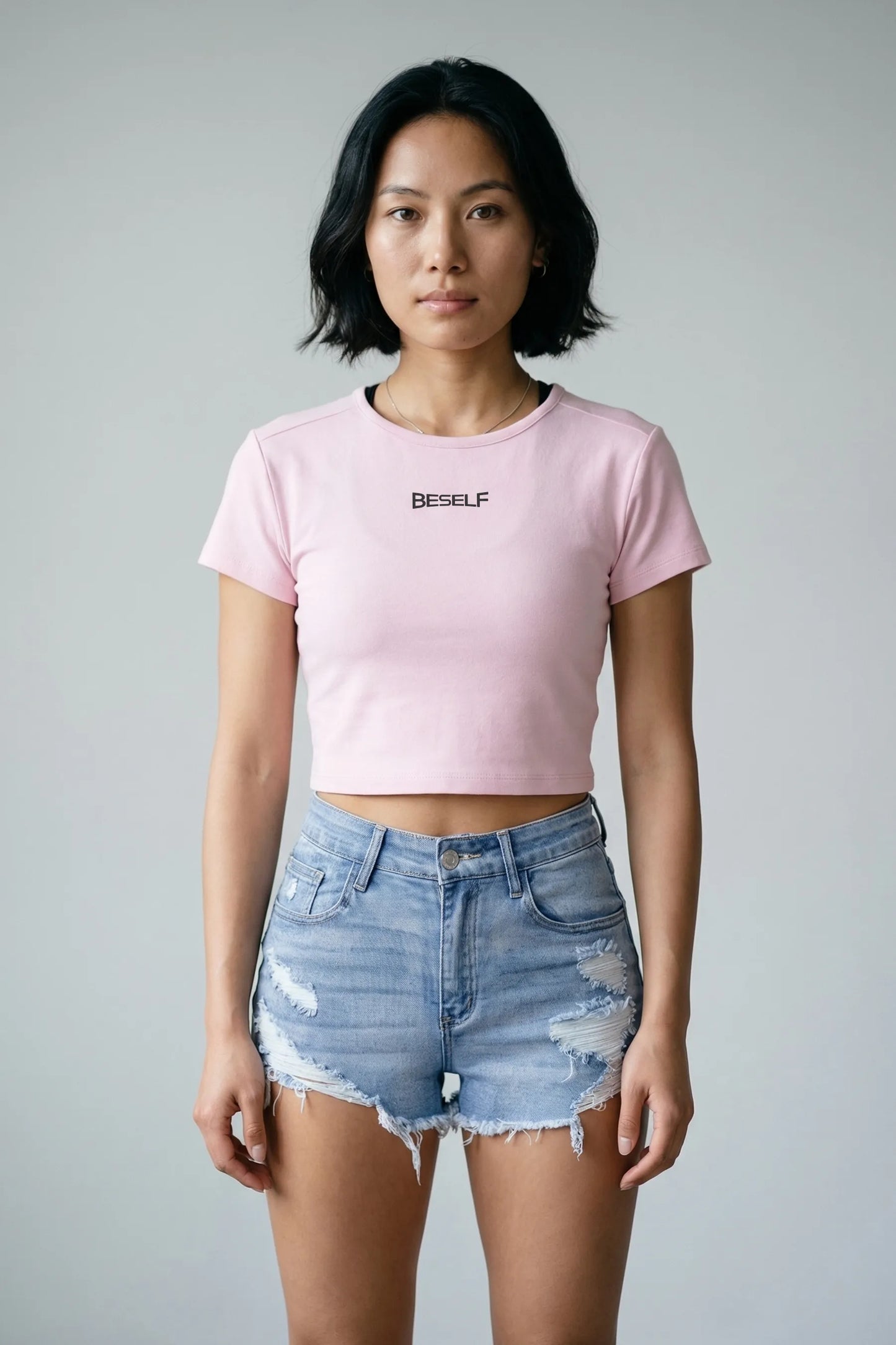 Women’s Baby Tee | Cotton Stretch Cropped T-Shirt