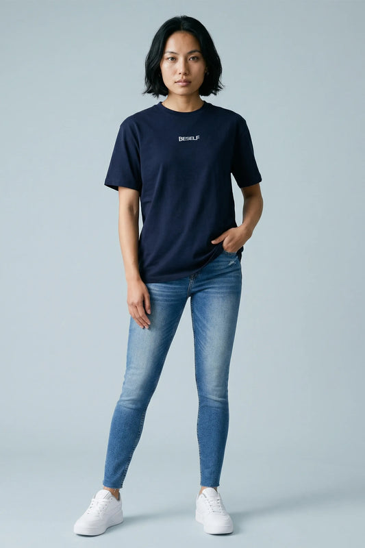 Cotton Stretch T-Shirt for Men & Women | Flexible Regular Fit Tee