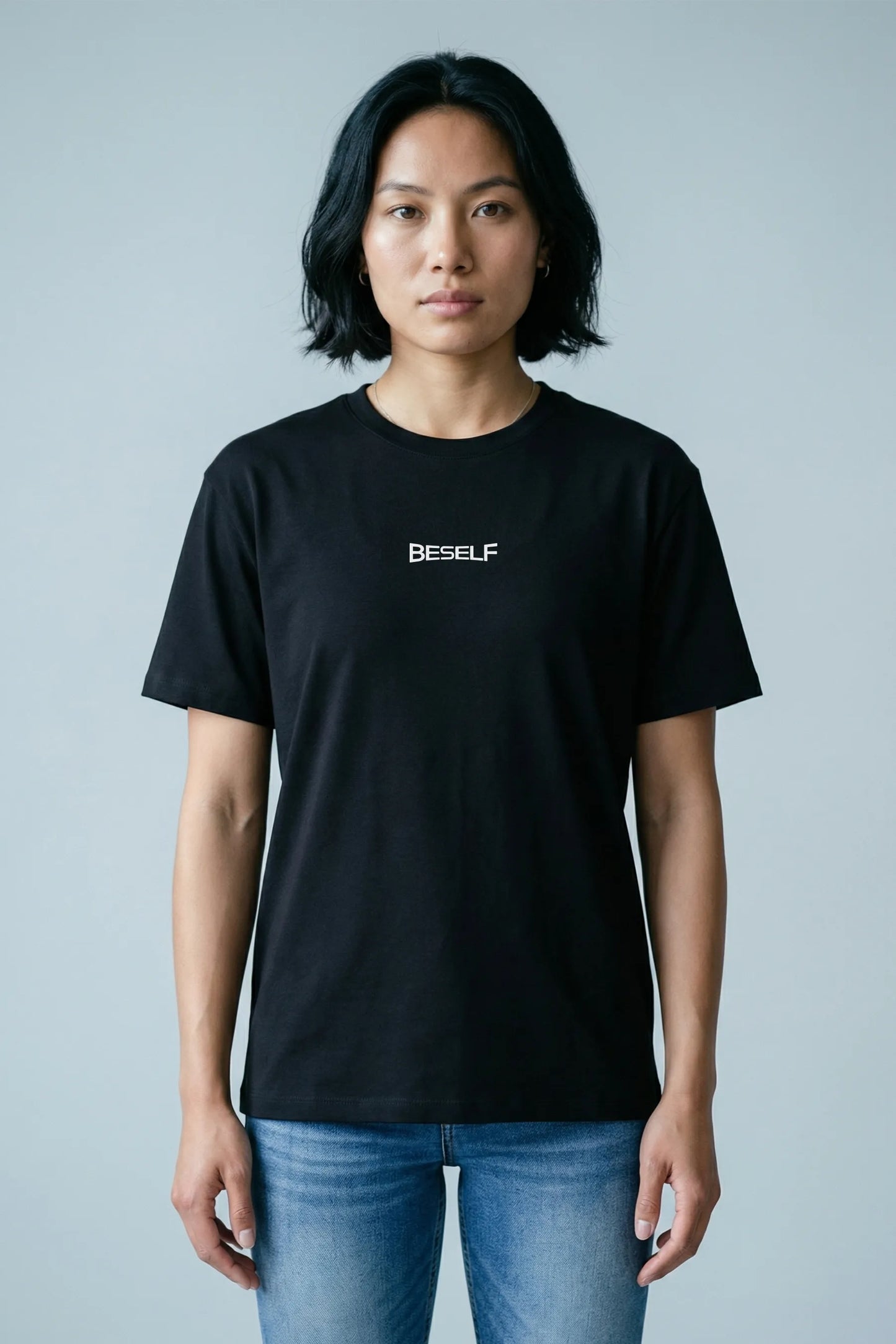 Cotton Stretch T-Shirt for Men & Women | Flexible Regular Fit Tee