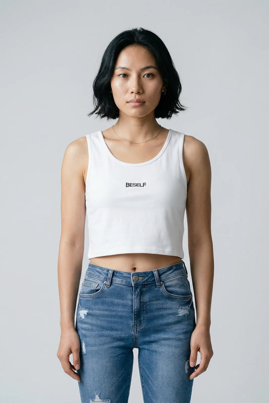 Women’s Crop Tank Top | Cotton Sleeveless Cropped Tee