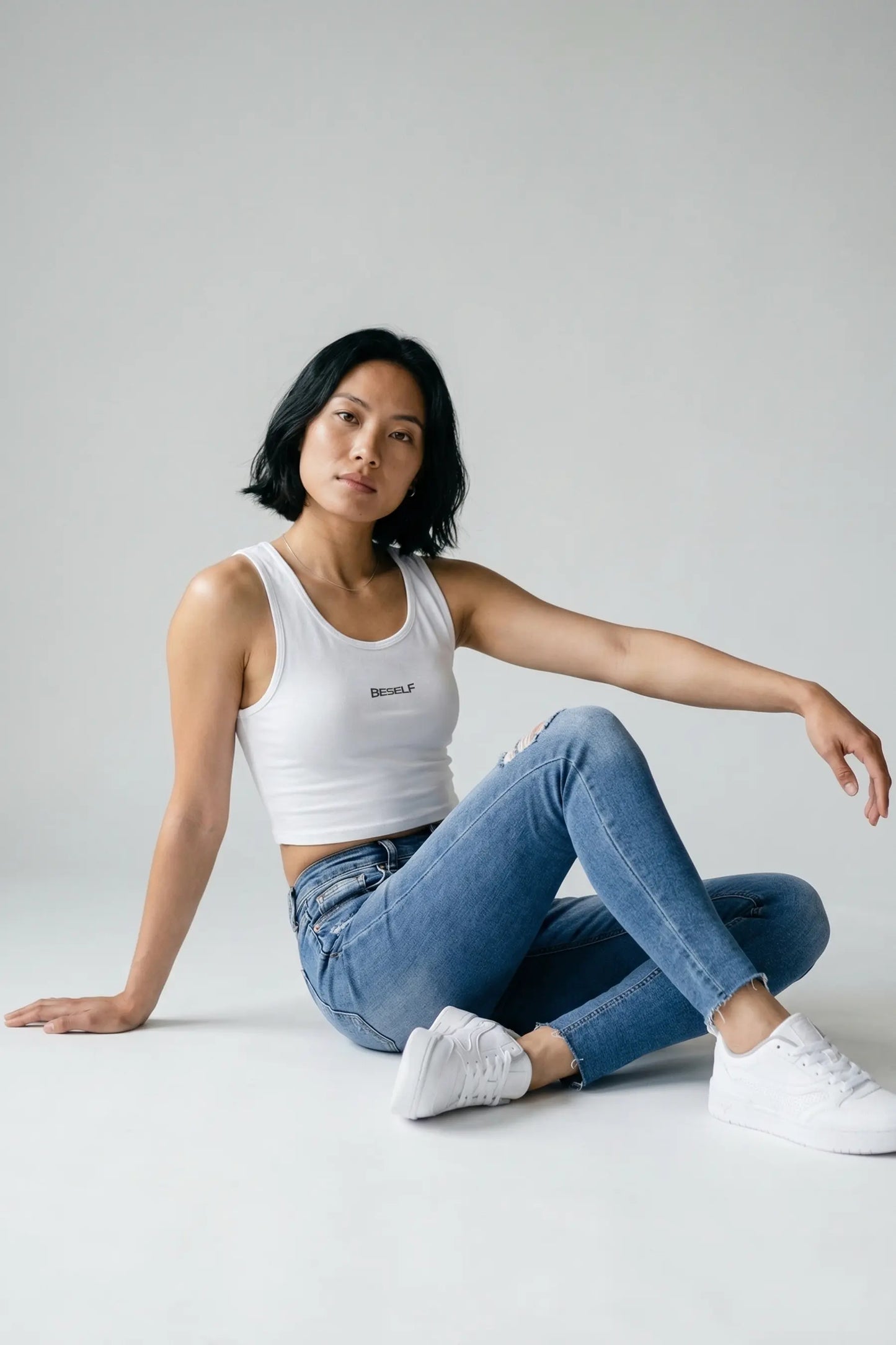 Women’s Crop Tank Top | Cotton Sleeveless Cropped Tee