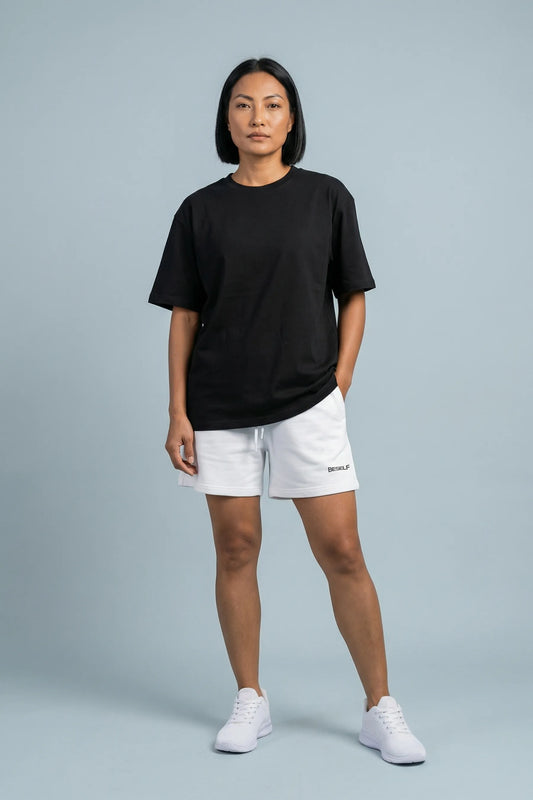 Unisex Terry Shorts | Cotton Casual Shorts for Men & Women