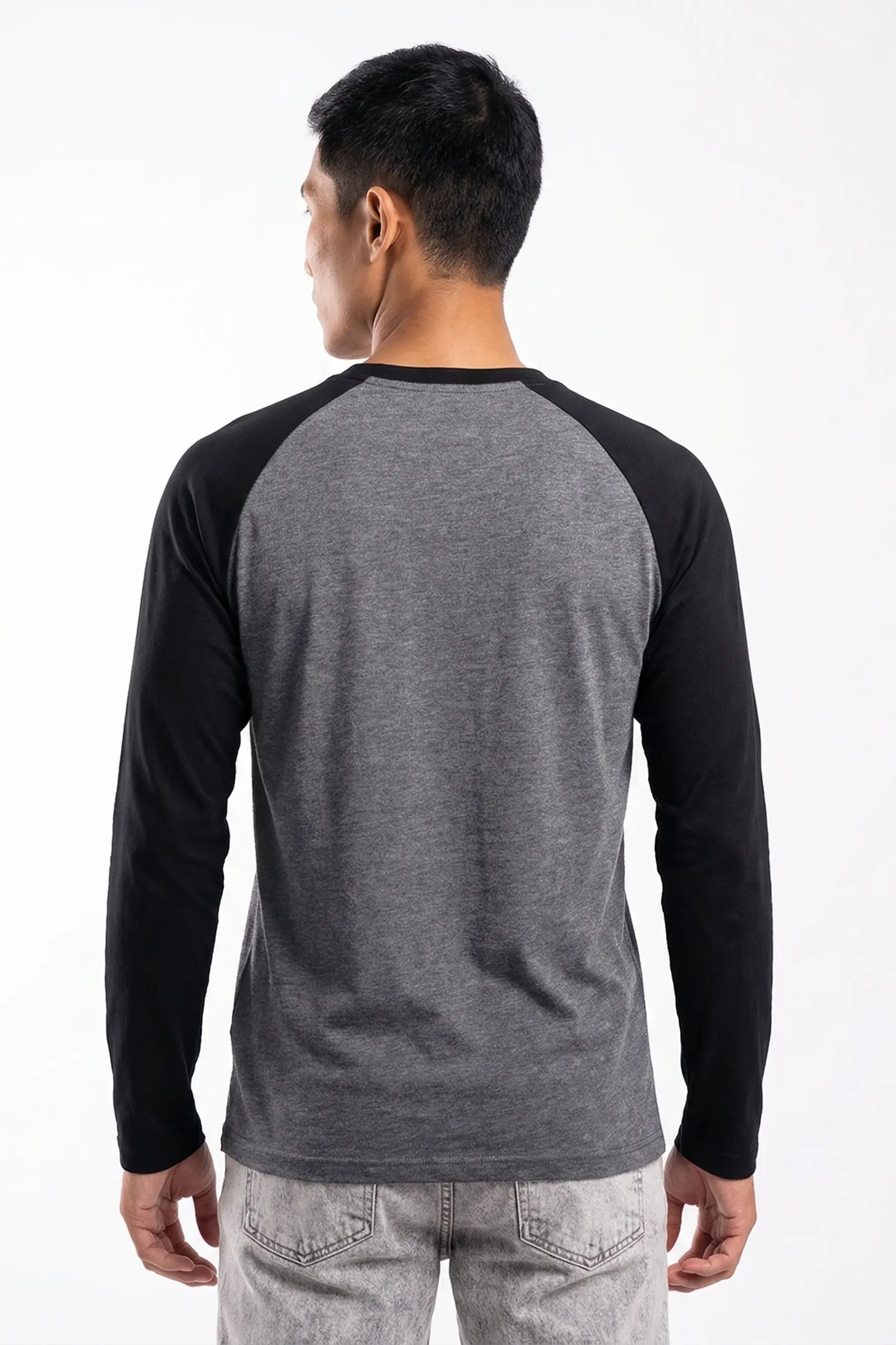 Men’s Raglan T-Shirt | Full Sleeve Cotton Crew Tee