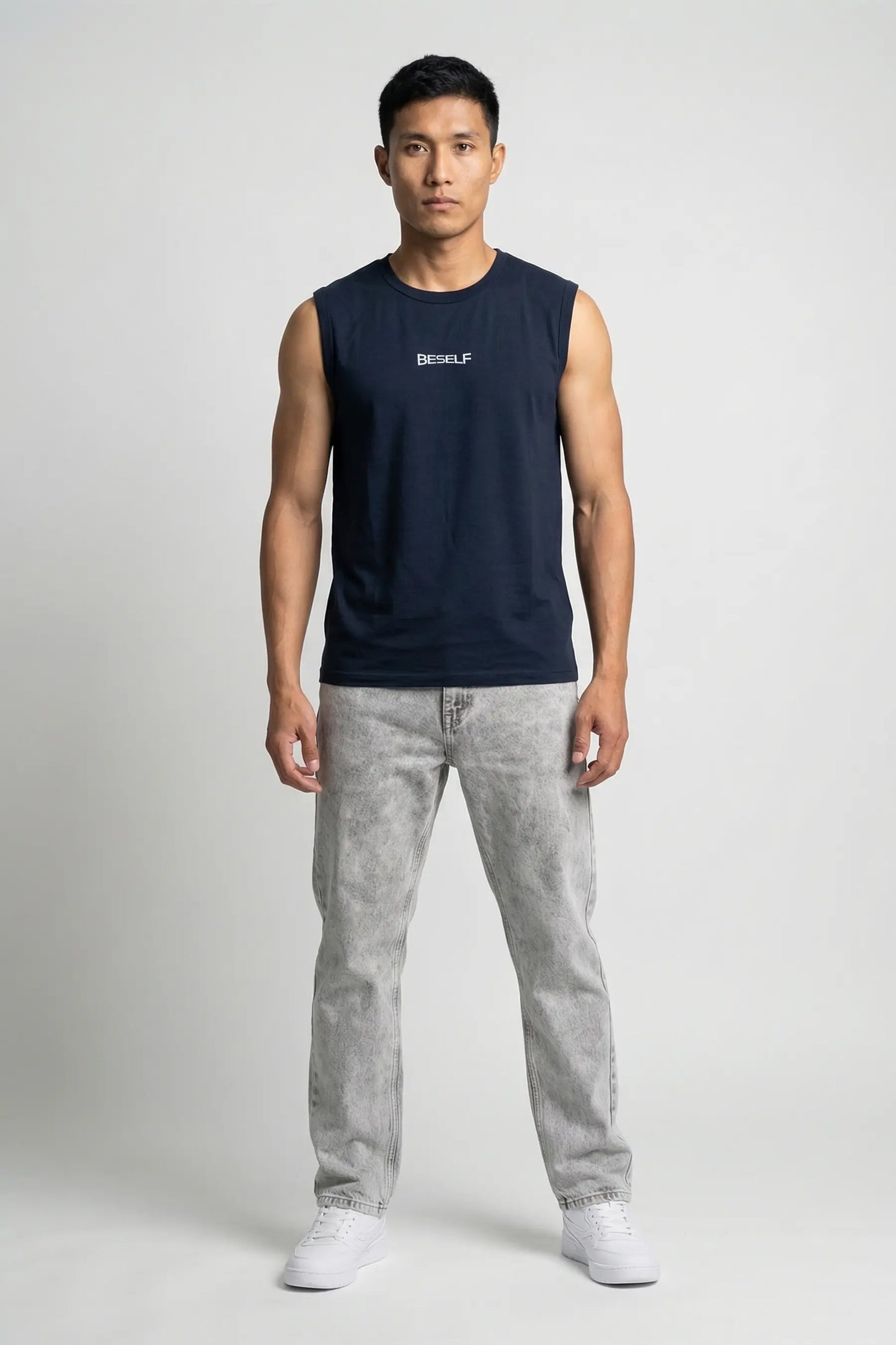 Men’s Sleeveless T-Shirt | Cotton Gym & Sports Tank Top