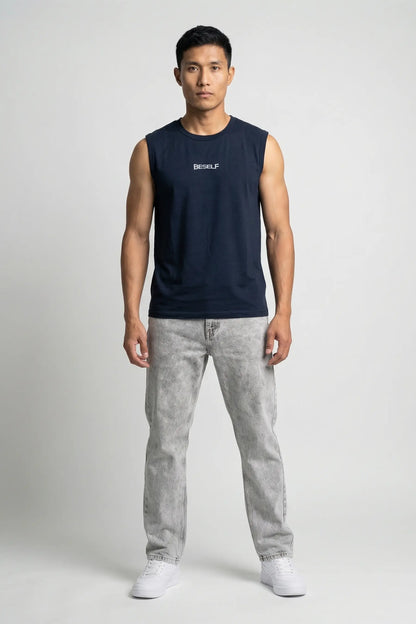 Men’s Sleeveless T-Shirt | Cotton Gym & Sports Tank Top