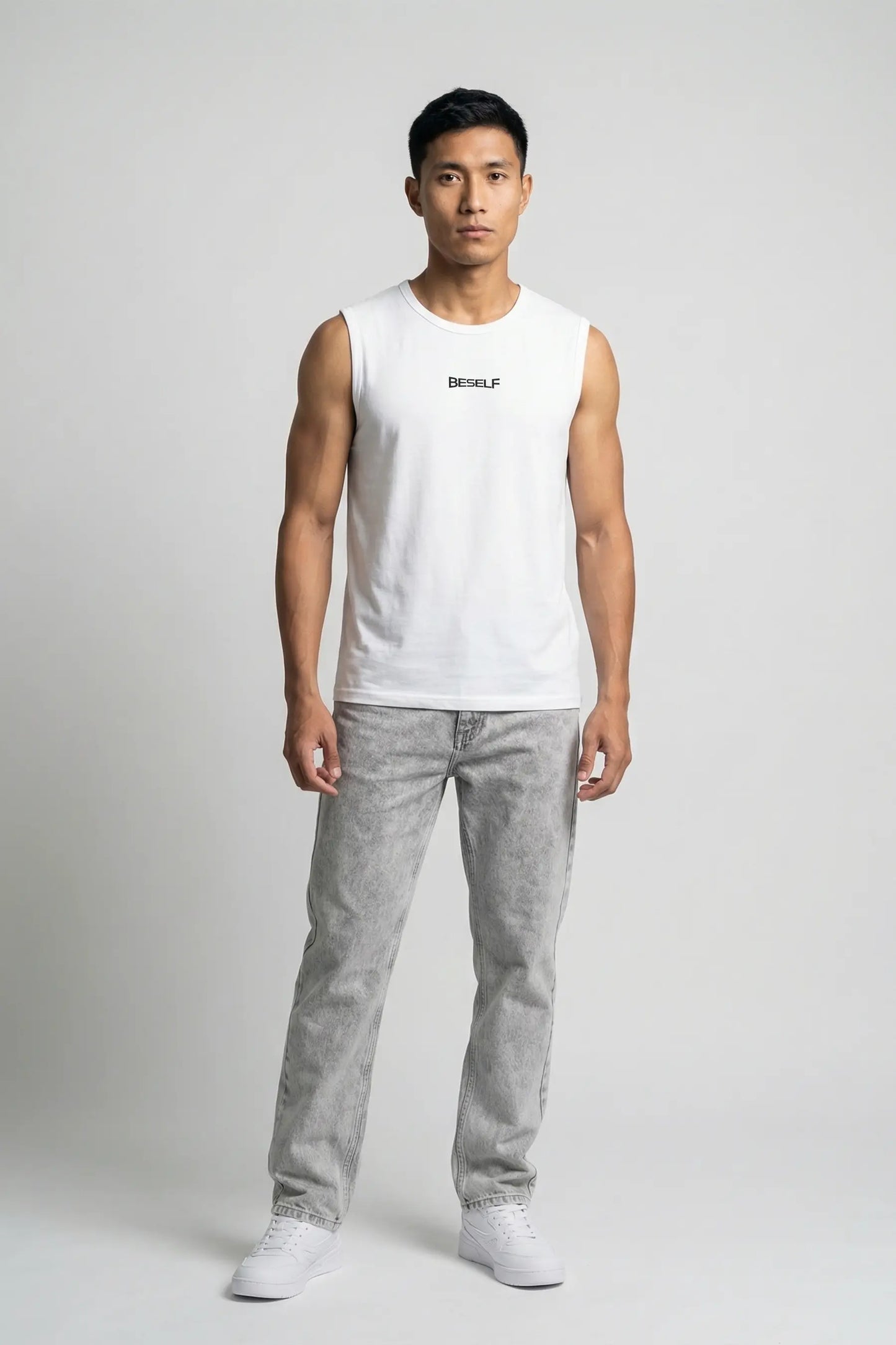 Men’s Sleeveless T-Shirt | Cotton Gym & Sports Tank Top