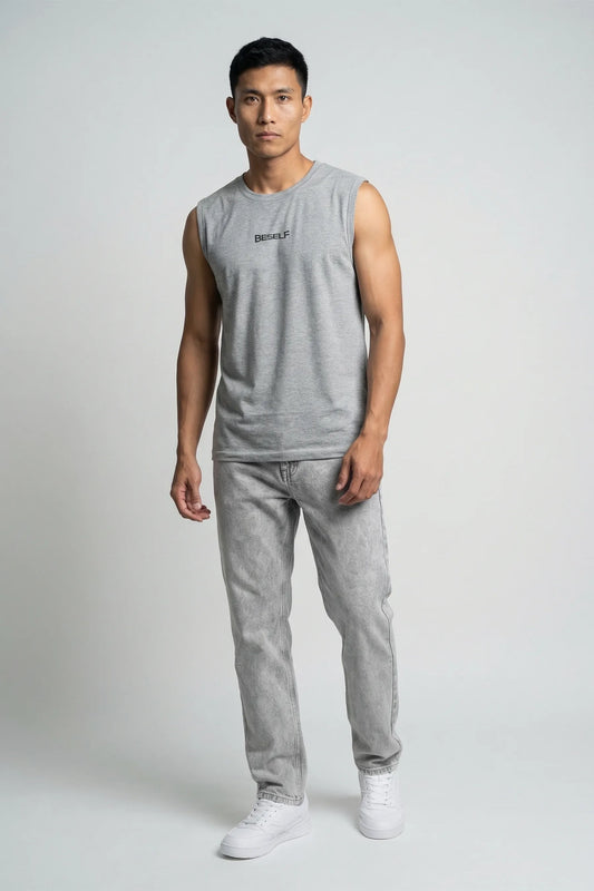 Men’s Sleeveless T-Shirt | Cotton Gym & Sports Tank Top