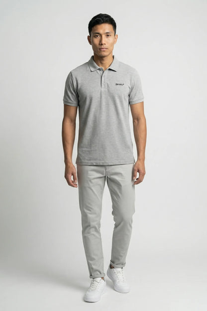 Men’s Polo T-Shirt | 100% Cotton Regular Fit Collar Tee