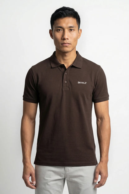 Men’s Polo T-Shirt | 100% Cotton Regular Fit Collar Tee