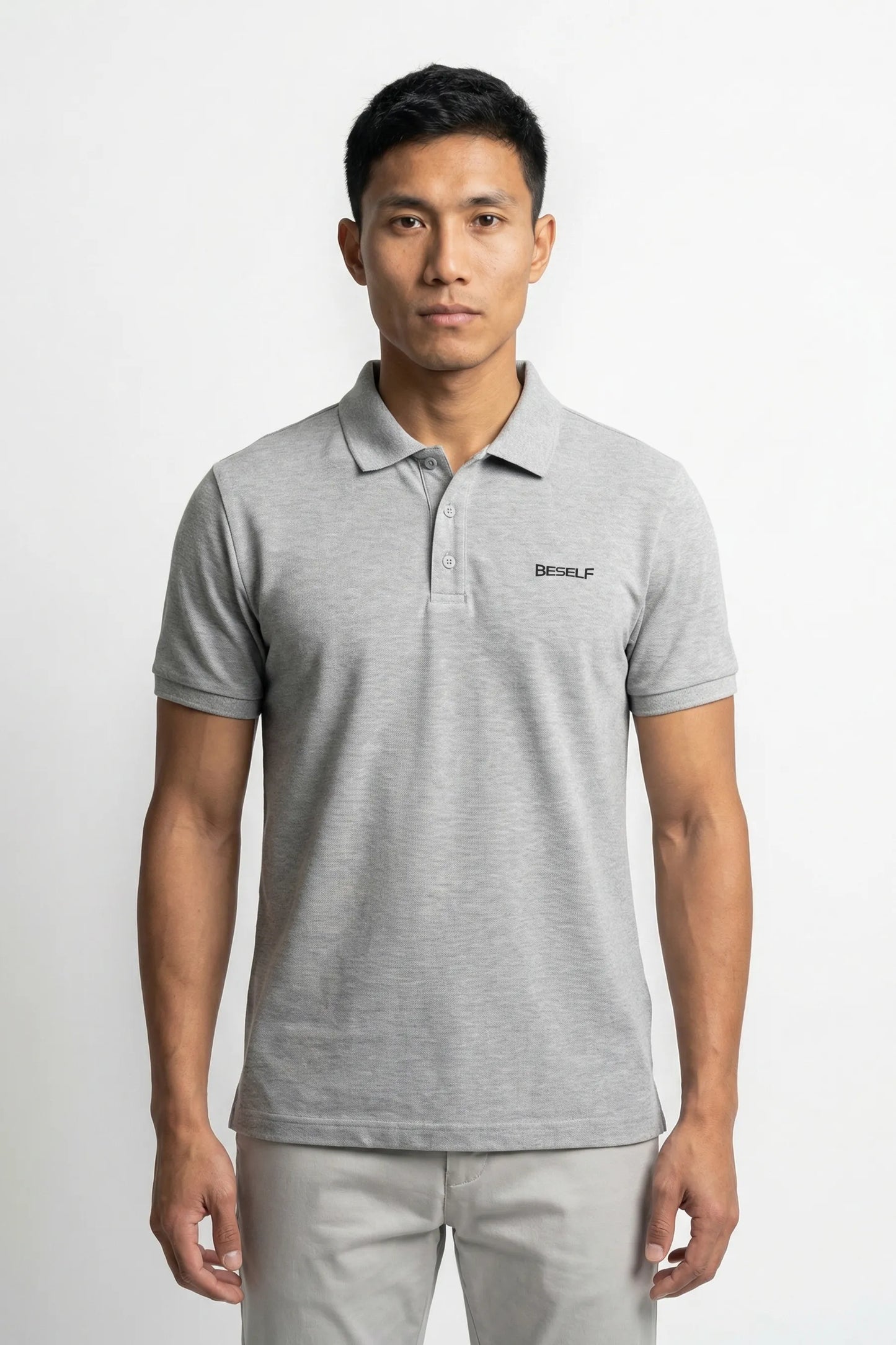 Men’s Polo T-Shirt | 100% Cotton Regular Fit Collar Tee