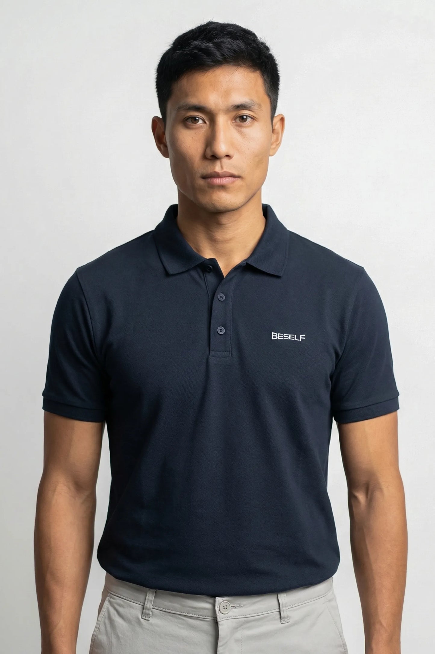 Men’s Polo T-Shirt | 100% Cotton Regular Fit Collar Tee