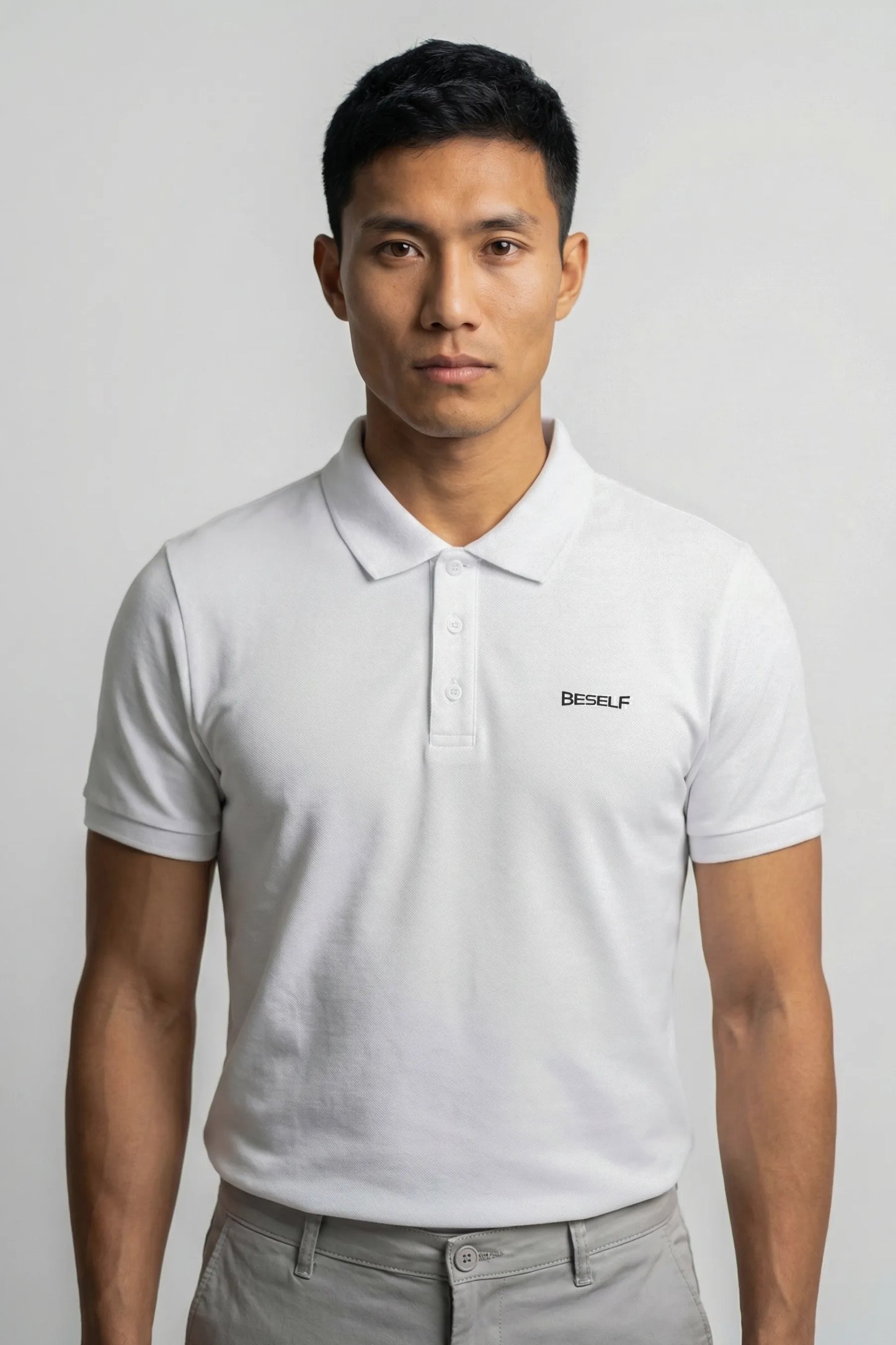 Men’s Polo T-Shirt | 100% Cotton Regular Fit Collar Tee