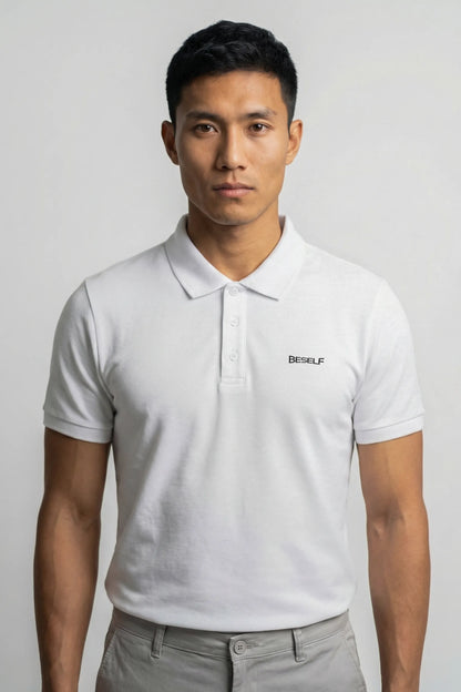 Men’s Polo T-Shirt | 100% Cotton Regular Fit Collar Tee