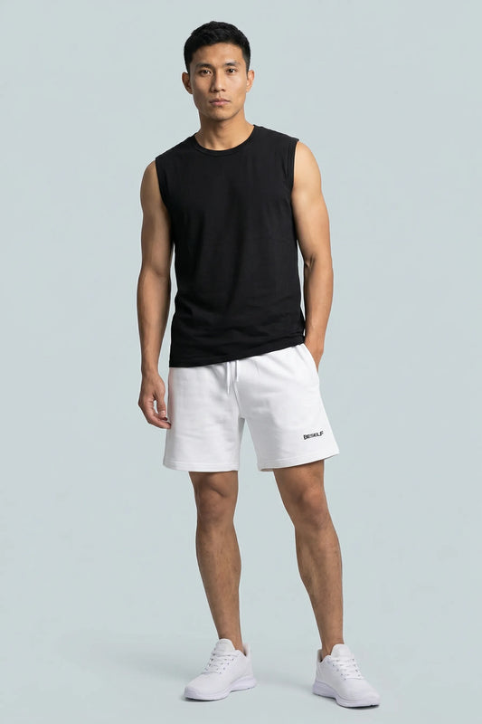 Unisex Terry Shorts | Cotton Casual Shorts for Men & Women